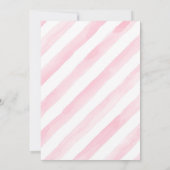 Llama slumber party thema party nodigde kaart (Achterkant)