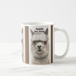 Llama Smile personaliseer de grote koffie-Mok Koffiemok