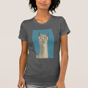 Llama-soorten - Ronde eyeglassen T-shirt