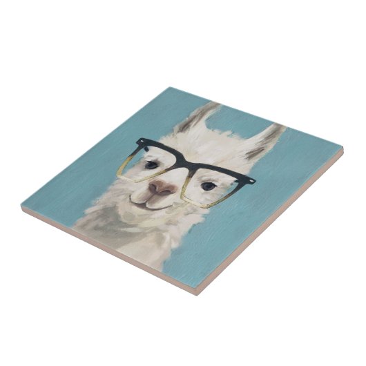 Llama Specs - Square Tegeltje (Zijkant)