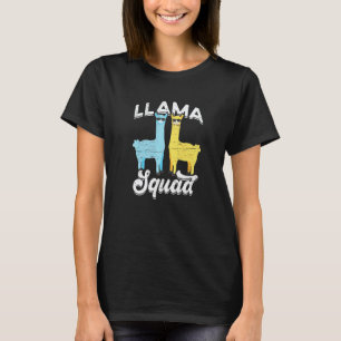 Llama Squad Coole Zonnebril T-shirt
