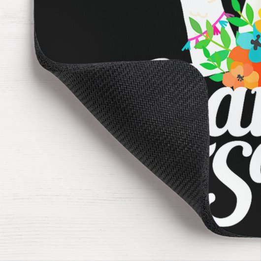 Llama Squad Funny Cute Llama Matching Muismat (Hoek)