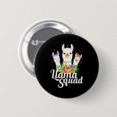 Llama Squad Funny Cute Llama Matching Ronde Button 5,7 Cm (Voorkant /achterkant)