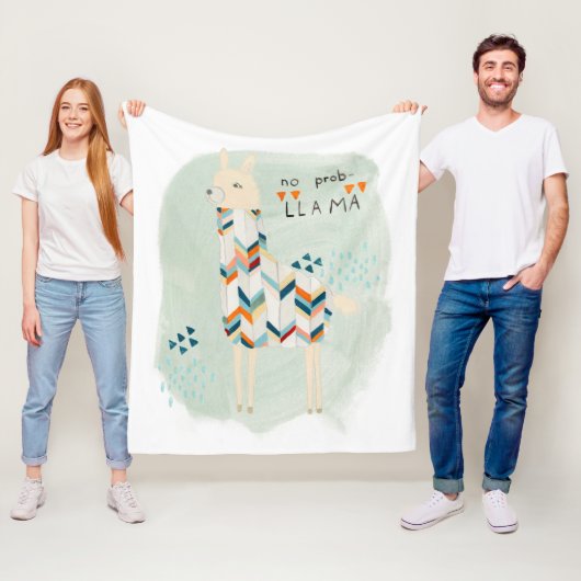 Llama Squad - Geen prob-lama Fleece Deken (In situ)