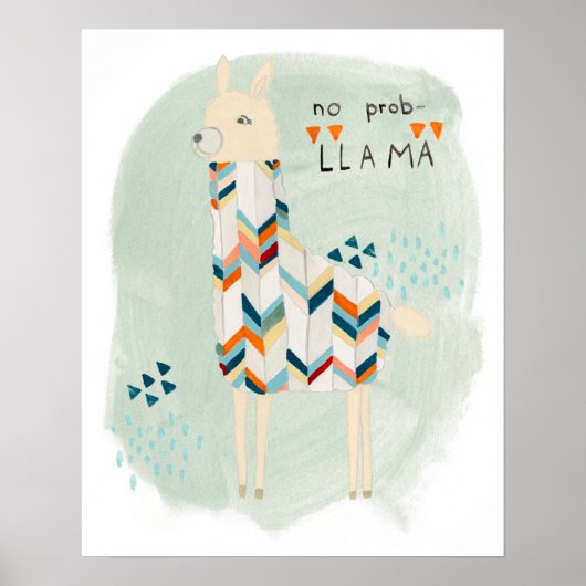Llama Squad - Geen prob-lama Poster (Voorkant)