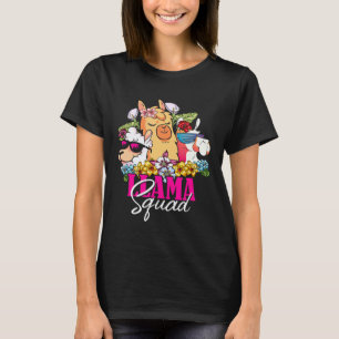 Llama Squad voor alpaca- en lama-liefhebbers T-shirt