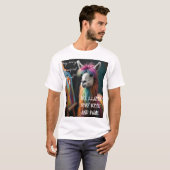 Llama Stay Home & Paint Artist's T-Shirt (Devant entier)