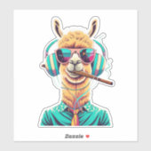 Llama Sticker, mooie Classic Stickers (Vel)
