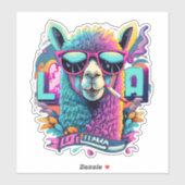 Llama Stickers voor Journaling en Scrapbooking (Vel)