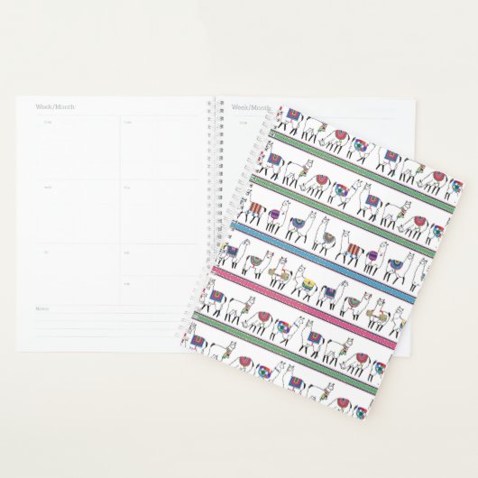 Llama Stripe Pattern Planner (Display)