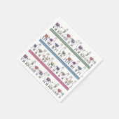 Llama Stripe Pattern Servet (Hoek)