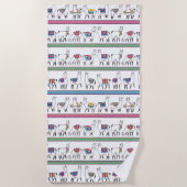 Llama Stripe Pattern Strandlaken (Voorkant)