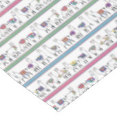 Llama Stripe Pattern Tafelkleed (Gekanteld)