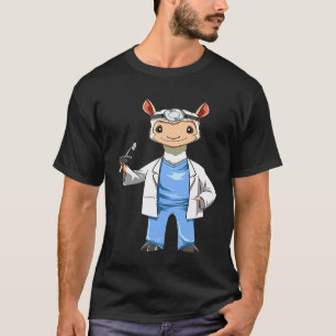 Llama Tandarts Dier Llama Dokter Grappige Tandarts T-shirt
