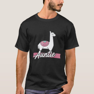 Llama Tante Schattige Alpaca T-shirt