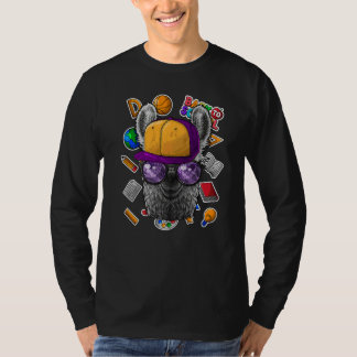 Llama terug naar school eerste schooldag dier t-shirt