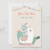 Llama Tout Événement Invitation (Devant)