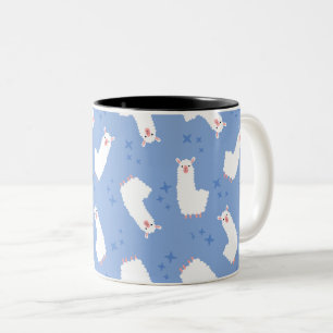 Llama Tweekleurige Koffiemok