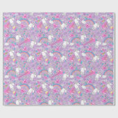 Llama Unicorn Wrapping Paper Cadeaupapier (Vlak)