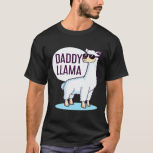 Llama Vader Dierenliefhebber Papa Vader T-shirt