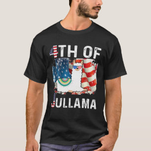 LLAMA vanaf 4 juli VS - vlag T-shirt