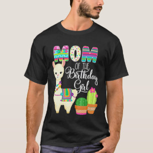 Llama Verjaardag Moeder Van Het Verjaardagsmeisje T-shirt