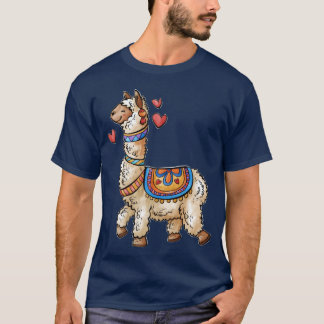 llama voor dierenvrienden vrienden t-shirt