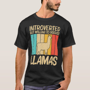 Llama Voor Mannen Vrouwen Llama Boerderij Dier 2 T-shirt