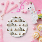 Llama Weide Papieren Bord (Feest)