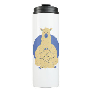 LLama Yoga Pose Thermosbeker