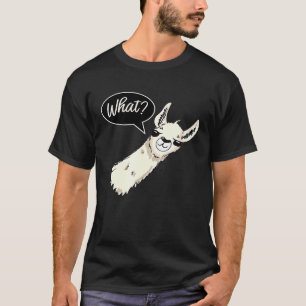 Llama zegt Wat ontwerp T-shirt