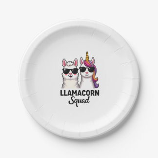Llamacorn-bende Funny Unicorn Llama-bende Kerstmis Papieren Bordje