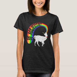 LLamacorn Regenboog Schattig Lama Eenhoorn T-shirt