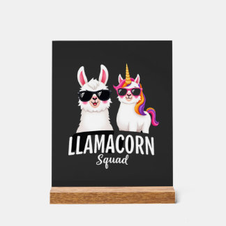 Llamacorn Squad Drôle de Licorne Llama Squad Noël