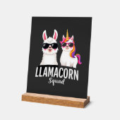 Llamacorn Squad Drôle de Licorne Llama Squad Noël (Angle)