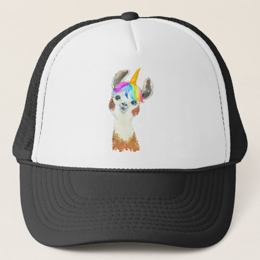 Llamacorn Trucker Pet (Voorkant)