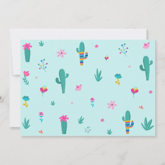 Llamacorn Uitnodiging - Llamacorn Fun Uitnodiging (Achterkant)