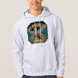 Llamadillo illustratie Combo Creature Funny Hoodie