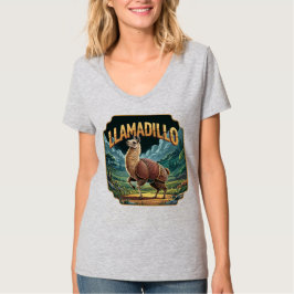 Llamadillo illustratie Combo Creature Funny T-shirt