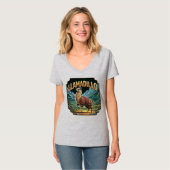 Llamadillo illustratie Combo Creature Funny T-shirt (Voorkant volledig)