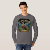 Llamadillo illustratie Combo Creature Funny T-shirt (Voorkant volledig)