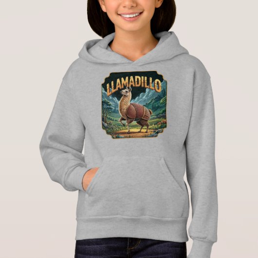 Llamadillo Illustration Combo Créature Drôle (Devant)