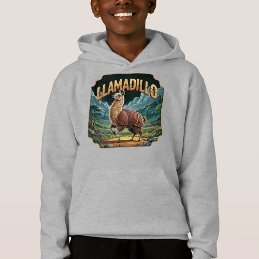 Llamadillo Illustration Combo Créature Drôle (Devant)