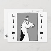 LlamaLlama Briefkaart (Voorkant / Achterkant)