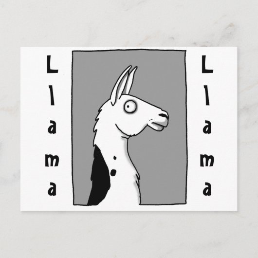 LlamaLlama Briefkaart (Voorkant)