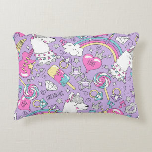 Llamapatroon 1 accent kussen