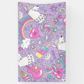 Llamapatroon 1 spandoek (Verticaal)