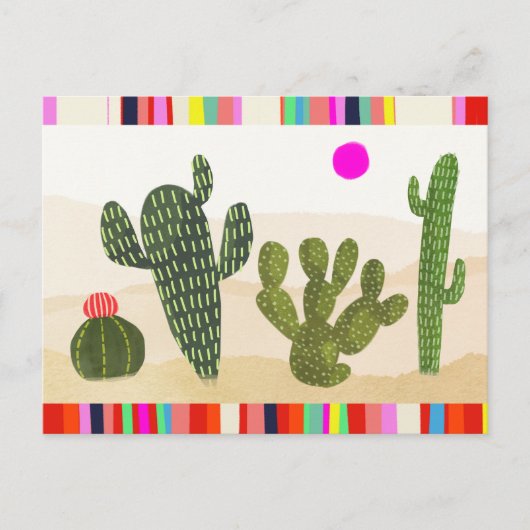 Llamarama Cactus Collectie Briefkaart (Voorkant)