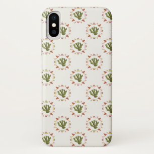 Llamarama Collectie Cactus Circle iPhone X Hoesje