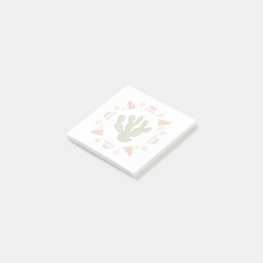 Llamarama Collectie | Cactus Circle Post-it® Notes (Schuin)